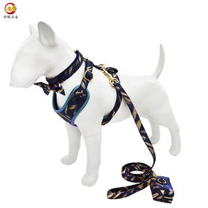 Harnais pour animaux de compagnie en velours tendance 2025 avec motif à carreaux, doux, confortable, résistant et durable - Product Image 6