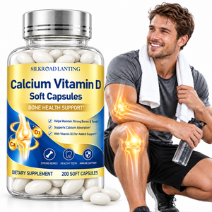 Cápsulas Blandas de Calcio y Vitamina D con Vitamina D3 para la Salud Ósea y el Apoyo Inmunitario, 200 Cápsulas Blandas - Product Image 1