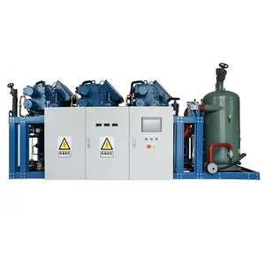 Unidades de compressor de parafuso refrigeradas a ar 3HP-10HP altamente confiáveis, eficientes, para indústrias de processamento de alimentos e eletrônicos