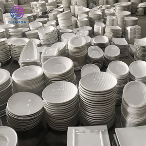 Penjualan Langsung Pabrik Piring Keramik Porselen Putih Ramah Lingkungan untuk <span class=keywords><strong>Hotel</strong></span> dan Dapur, Stok Tersedia - Product Image 4