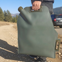 Réservoir de carburant pliable et portable en gros, 5-40L, léger, pour moto et voiture (essence, diesel)