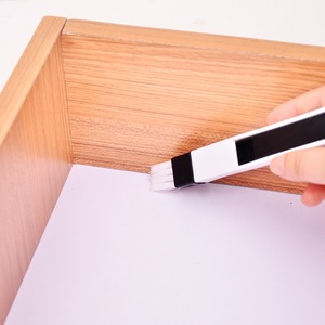 Two In One Window Groove <b>Brush</b> With Dustpan Nylon Crevice Cleaning Tool For Household Use - Product Image 2