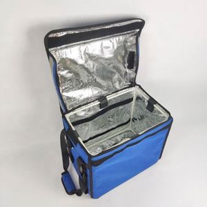 Mochilas Bolsas De Entrega Con Logo Azul Impermeable Resistente Al Agua Bolsa De Entrega De Bicicleta Aislada Y Bolsas Enfriadoras Plegables Para Alimentos De - Product Image 5