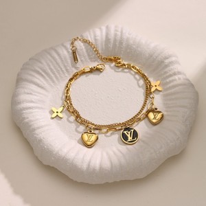 Pulsera de Acero Inoxidable Chapada en Oro de 18K, Diseño Geométrico, Cadena de Eslabones con Circonita, Regalo para Fiestas o Budismo, Unisex y Moderno - Product Image 3