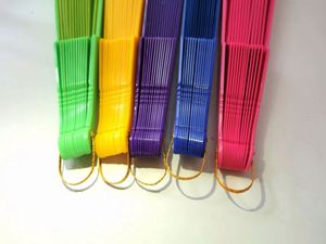 23cm Colorful Custom Design Folding <b>Hand</b> <b>Fans</b> Hot Summer Outdoor Plastic <b>Hand</b> Held <b>Fan</b> - Product Image 6