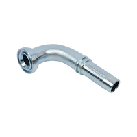 87341 Alat Crimp Adaptor Selang Fitting Flens 45 Hidrolik Baja Karbon Baru