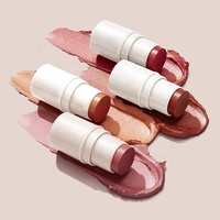 Tubes de fard à joues biologique imperméables et durables, Design de Logo, Palette de fard à joues, poudre végétalienne, étiquette privée, crème, bâton de fard à joues