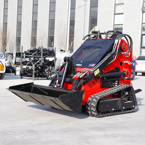 무료 배송 중국산 토목 기계 트랙 휠 CE/EPA 인증 미니 스키드 스티어 로더 (버킷, 트렌처, 로터리 플라우 포함) - Product Image 2