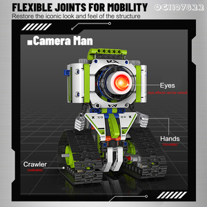 Bộ khối xây dựng <span class=keywords><strong>Robot</strong></span> biến dạng tự làm lắp <span class=keywords><strong>r</strong></span>áp điều khiển từ xa 5in1 <span class=keywords><strong>R</strong></span>/C - Product Image 6