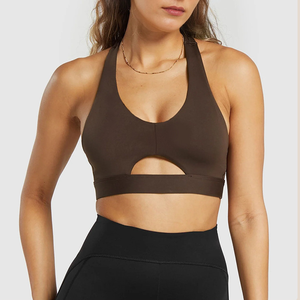 <span class=keywords><strong>2025</strong></span> Tùy Chỉnh Lớn Vú Chống Sốc Thời Trang Thể Thao Áo Ngực Của Phụ Nữ Thiết Kế Rỗng Đẹp Trở Lại Tập Thể Dục Vest Cao Sức Mạnh Yoga Áo Ngực - Product Image 3