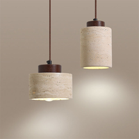 Wabi Sabi Droplight Jaune Pierre Suspension pour Restaurant Décor Long Chevet Salle À Manger Bureau Cuisine Îlot Éclairage Populaire