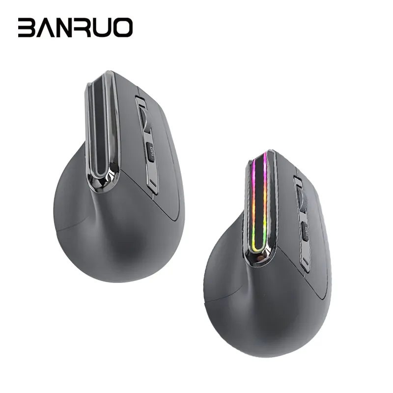 2022 OEM Office Ring 8d Breathing Light Wireless Bluetooth Mouse Rgb Gaming Online Shopping 2.4G Usb OEM Service Optical Modern
