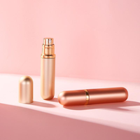 Mini flacon pulvérisateur de parfum en verre vide rechargeable avec bouchon à vis 5ml, idéal pour les voyages - Modèle Guangdong F808
