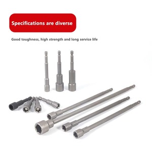 Chuyên Nghiệp CR-V Thép Hex Ổ Cắm Thiết Lập 1/4 Inch Ổ Đĩa Nhiệm Vụ Nặng Nề Metric Nut Điều Khiển Bits Cho Tác Động Cờ Lê - Product Image 5