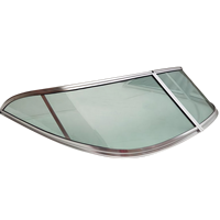 Pare-brise sur mesure en alliage d'aluminium de haute qualité pour bateaux
