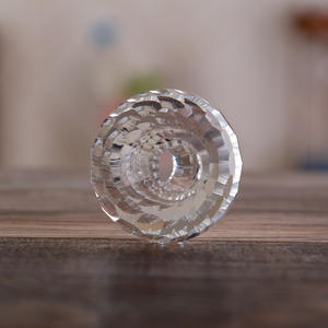 Esfera de vidro de cristal desmontada, esfera com furo para lâmpada de mesa MH-Q0213 - Product Image 4