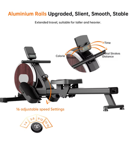 Máquina <span class=keywords><strong>de</strong></span> <span class=keywords><strong>Remo</strong></span> Indoor <span class=keywords><strong>de</strong></span> Primera Calidad, Modelo 106, 16 Niveles, Pantalla LCD, Plegable, <span class=keywords><strong>de</strong></span> Acero Resistente <span class=keywords><strong>para</strong></span> Uso Doméstico - Product Image 3