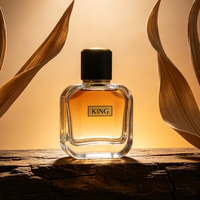 Flacon de parfum en verre carré de luxe personnalisé vide de 30 ml, 50 ml, 100 ml avec couvercle et pulvérisateur à pompe, flacon de parfum en verre scellé