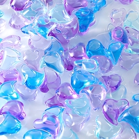 Dr.easy OEM Capsules de lessive en gel écologiques jetables 4-en-1, billes de lavage liquides parfumées aux fleurs pour vêtements