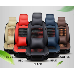 Xiangta negro rojo <span class=keywords><strong>café</strong></span> cuentas de madera funda de asiento de coche Universal verano refrigeración bambú funda de asiento de coche/cojín de asiento de coche - Product Image 2