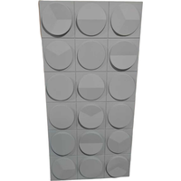 Panel Dinding Batu PU 3D Motif Jamur, Papan Dinding Berongga Warna Kustomisasi Poliuretan