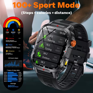 Reloj Inteligente SENBONO V35 Grande, 1100mAh, Brújula, Asistente de Voz, Llamadas Bluetooth, Múltiples Modos de Ejercicio, Relojes Inteligentes Deportivos para Hombre - Product Image 2