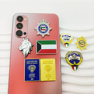 Adesivi personalizzati Kuwait <span class=keywords><strong>Bahrain</strong></span> Oman UAE Saudi Logo distintivo 3D adesivi in metallo per telefono - Product Image 4