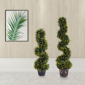Albero di <span class=keywords><strong>Cipresso</strong></span> a Spirale Artificiale in Vaso, in Plastica Ecologica Resistente ai Raggi UV, per Interni ed Esterni, Giardino, Patio, Paesaggistica - Product Image 6