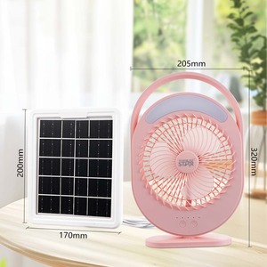 WINNING STAR ST-4102 휴대용 에어 쿨링 야외 미니 7인치 USB 충전식 책상용 테이블 팬 - Product Image 5