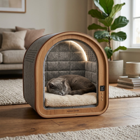 Cabine insonorisée de luxe pour animaux de compagnie, climatisée et à réduction de bruit
