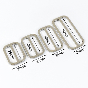 Hebillas Deslizantes para Correas de Bolso Deepeel BF675, Accesorios de Ferretería para Bolsos, Hebilla de Ajuste de Correa con Esquinas Redondeadas - Product Image 2