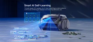 Robot de <span class=keywords><strong>piscine</strong></span> extérieur WYBOT C2 Vision avec caméra IA, technologie <span class=keywords><strong>d</strong></span>'escalade murale, batterie au lithium longue durée, <span class=keywords><strong>filtration</strong></span> double couche - Product Image 4