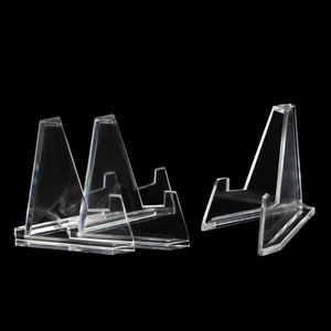 พลาสติก Air-Tite เหรียญกระเป๋านาฬิกาแคปซูลยืนท้าทายเหรียญแสดงที่ชัดเจนอะคริลิขาตั้ง - Product Image 4