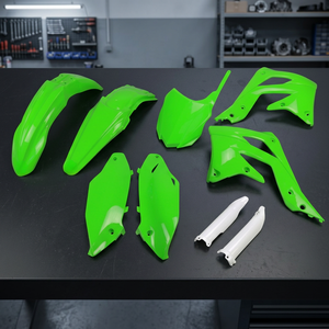Kit Completo de Plástico Verde 026 para Kawasaki KXF 450 2013-2015, Pieza de Carenado de Motocicleta de Fibra de Carbono - Product Image 3