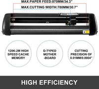 Gran oferta, cortador de vinilo de 34 ", plotter de gráfico de corte de señal con software Artcut