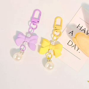 Creative Bow Colorful <b>Keychain</b> Mobile Phone Accessories Bag Pendant <b>Personal</b> Decoration - Product Image 4