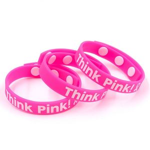 Bracelet de fitness ajustable en silicone personnalisé avec gravure en creux - Product Image 2