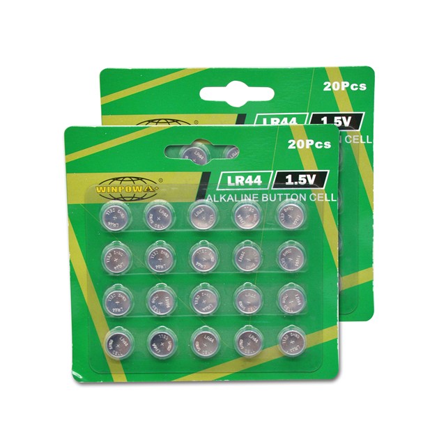LR44 AG13 1.5V 170mAh Alkaline Button Cell Battery Bulk Wholesale OEM Factory