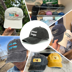 Casquette de Baseball Délavée OEM en Coton Non Structuré, Style Papa Lavé, Rétro Urbain Sportif, Gorras Courbe Vintage, Casquette de Sport Décontractée - Product Image 2