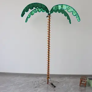 7ft Höhe im Freien Haus Auto dekorieren Palmen Lichter Gartenparty Camping Lichter Led Seil beleuchtet Palmen