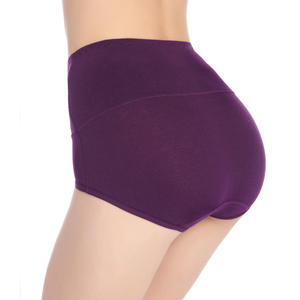 Ropa Interior Femenina Transpirable y Ligera de Cintura Alta, Tallas L-4XL, Tanga, Braguitas, Algodón y Elastano, Secado Rápido, Antibacteriana - Product Image 2