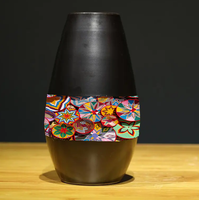 Vase de style éthiopien napperon décoratif en tissu ceinture de chaise cravates chemin de table pour la décoration de mariage et d'événements