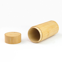 Boîte en bois de bambou personnalisable avec étiquette privée, boîte en bois de bambou cylindrique réutilisable, boîte cadeau en bois pour lunettes de soleil