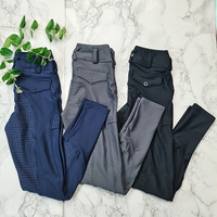 Collants d'Équitation Roses pour Filles 6-18 Ans, Pantalons d'Équitation pour Enfants, Leggings d'Équitation, Vêtements d'Équestre
