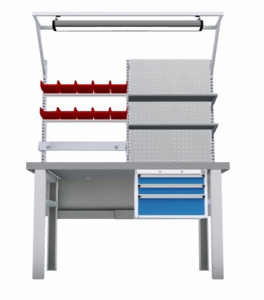 <span class=keywords><strong>Table</strong></span> d'établi antistatique ESD pour laboratoire industriel de réparation de téléphone portable d'ordinateur - Product Image 2