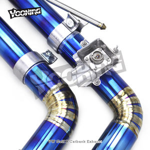 自動車チタンパイプOEMバルブマフラー排気システムVWゴルフR/MK8/8R 2.0T 2020-2024 - Product Image 5