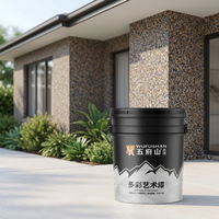 Peinture Faïence Super Hydrophobe Écologique pour Murs Extérieurs – Revêtement Texturé Gamazine Effet Pierre