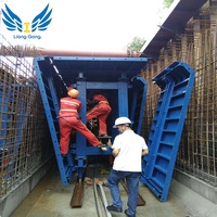 Chariot de chantier moderne Lianggong en acier Q235/355 pour tunnels et travaux extérieurs