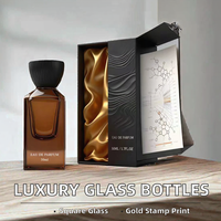 Flacons de parfum carrés en verre de luxe VISTA vides 100 ml avec pulvérisateur à pompe sérigraphié et diffuseur à bâtonnets