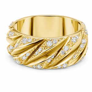 แหวนผู้ชายทอง 10 กะรัต หรูหรา สง่างาม เรียบง่าย เครื่องประดับชั้นดี คลาสสิก ของขวัญแต่งงาน ของขวัญหมั้น สวมใส่ได้ทุกวัน ทันสมัย - Product Image 3